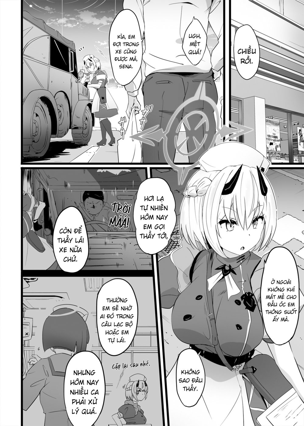 Sena đi chơi xa trên con xe ba ga "Horch 108" - Chap 1 - 3