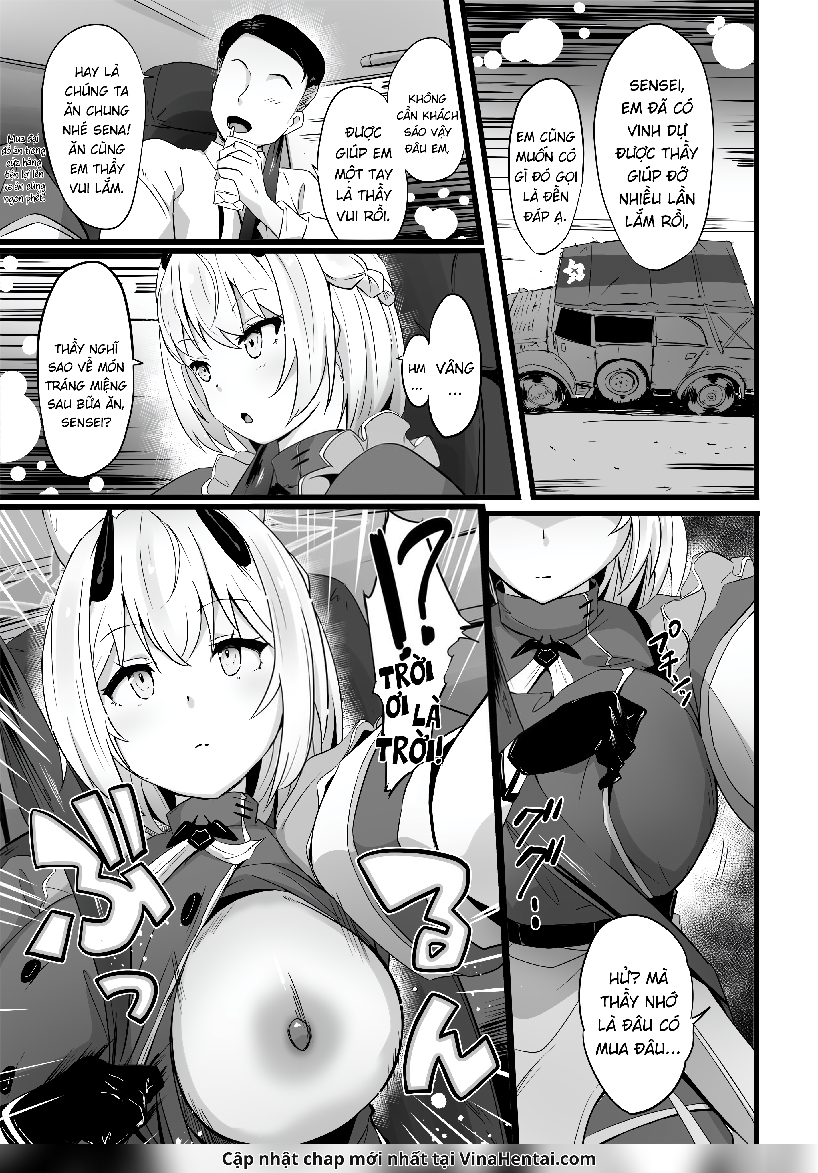 Sena đi chơi xa trên con xe ba ga "Horch 108" - Chap 1 - 4