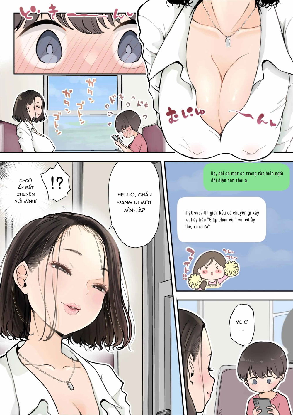 Chị gái đối diện trông khả nghi quáaa ! - Chap 1 - 4