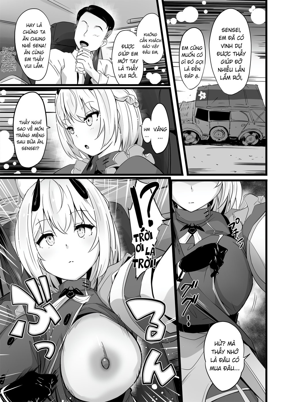 Sena đi chơi xa, trên con xe ba ga "Horch 108" - Chap 1 - 4