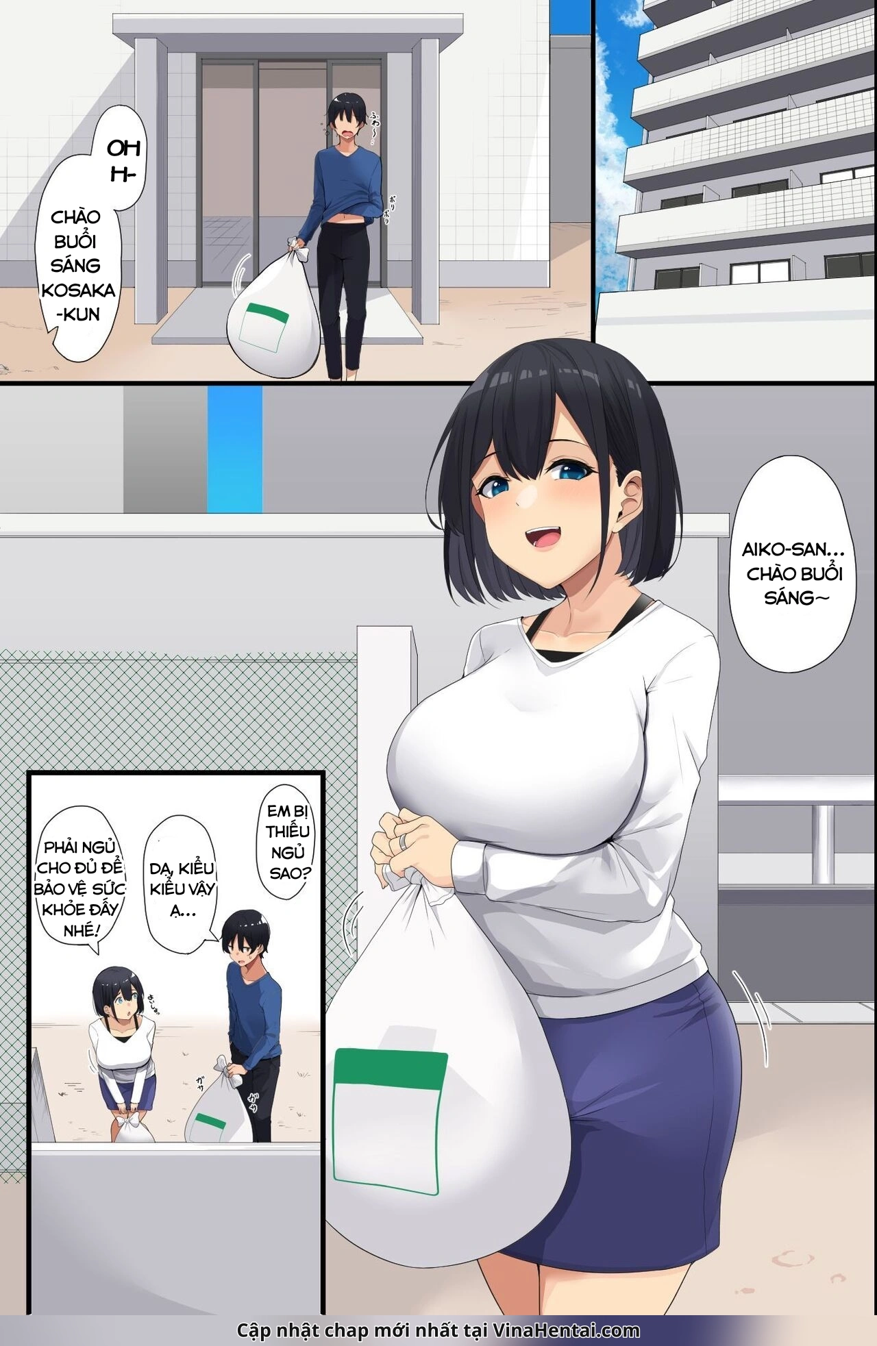 Otonari no Bakunyuu Oyako o Appli de Kouryaku! ... - Oneshot - 4