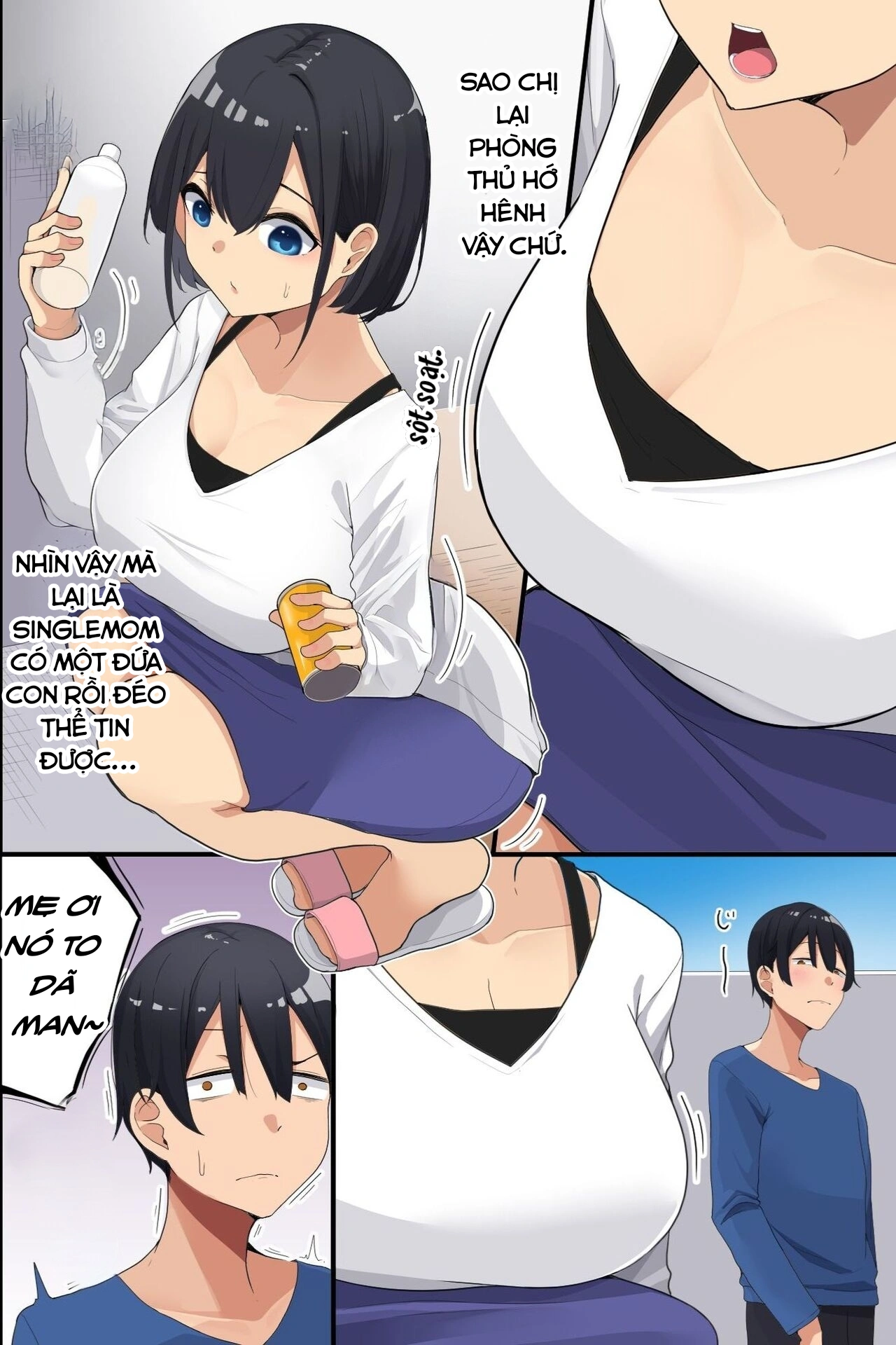 Otonari no Bakunyuu Oyako o Appli de Kouryaku! ... - Oneshot - 5