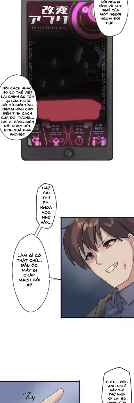 Ứng dụng biến đổi – Bạn có muốn biến anh ấy thà... - Chương 2(ANH ẤY ĐÃ HOÀN TOÀN TRỞ THÀNH MÁY XẢ CỦA TÔI) - 6