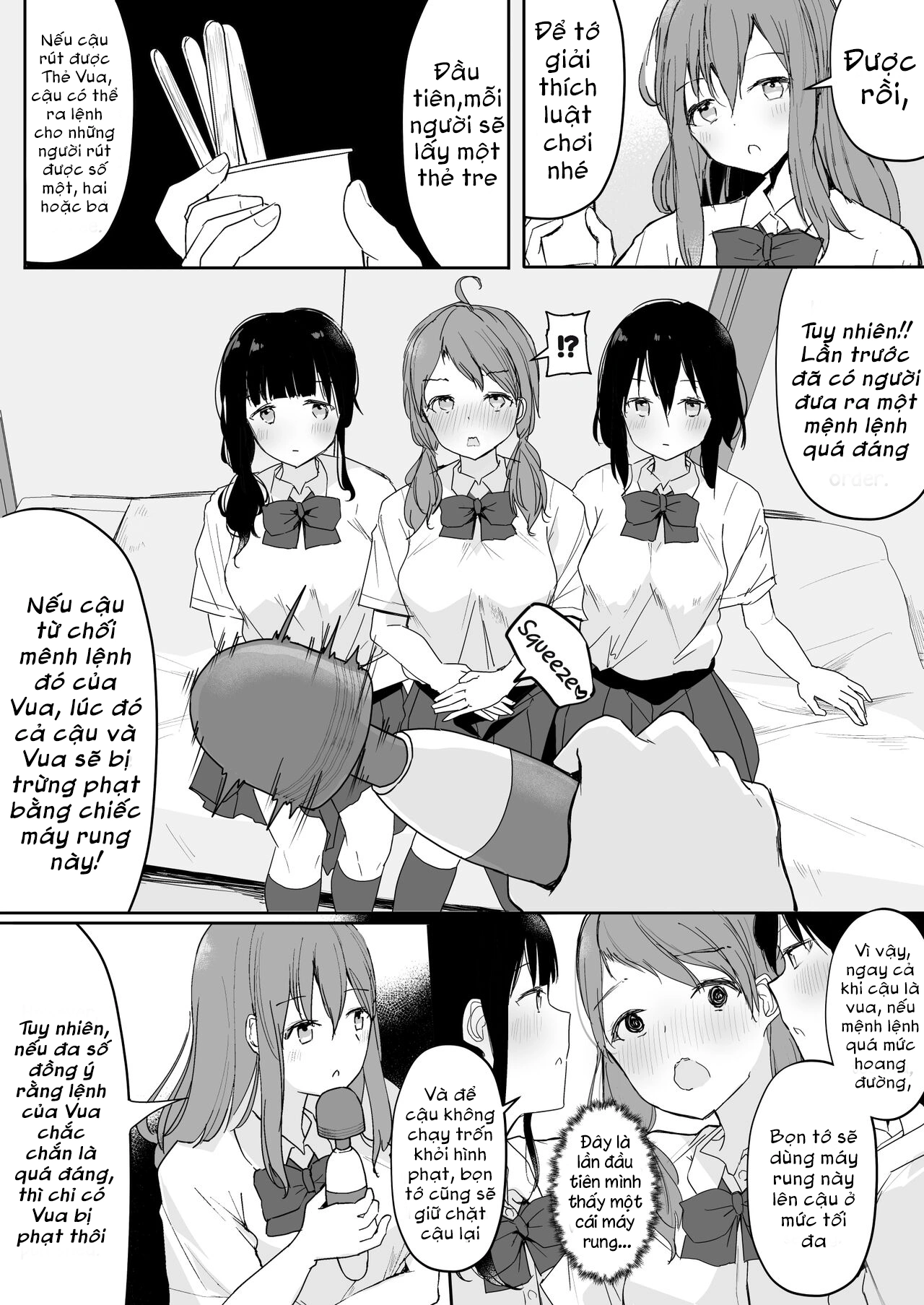 Yuri Zuki Joshi ga Nandemoari no Ousama Game Ya... - Chap 1 - 8