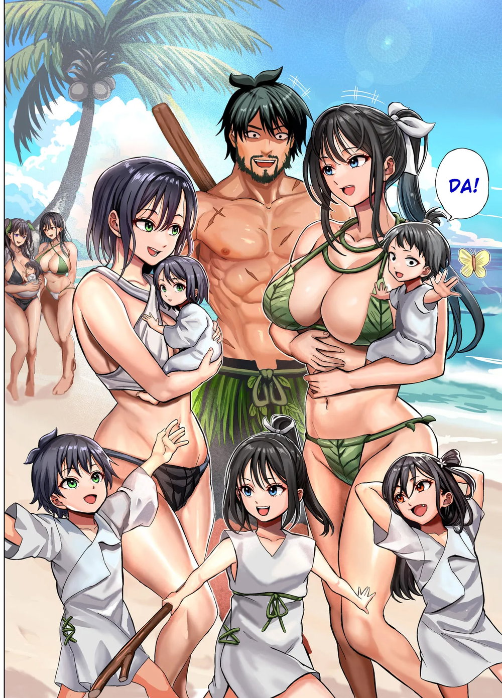 Mujintou Sounans Harem [無人島遭難ハーレム] - Chap 2 - 102