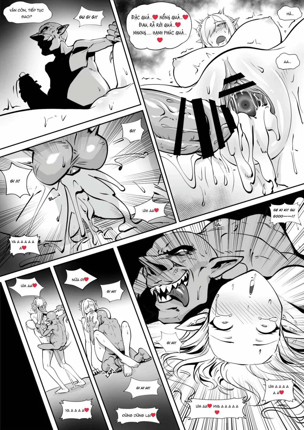 Sự đọa lạc của Nữ vương tộc Elf - Oneshot - 11