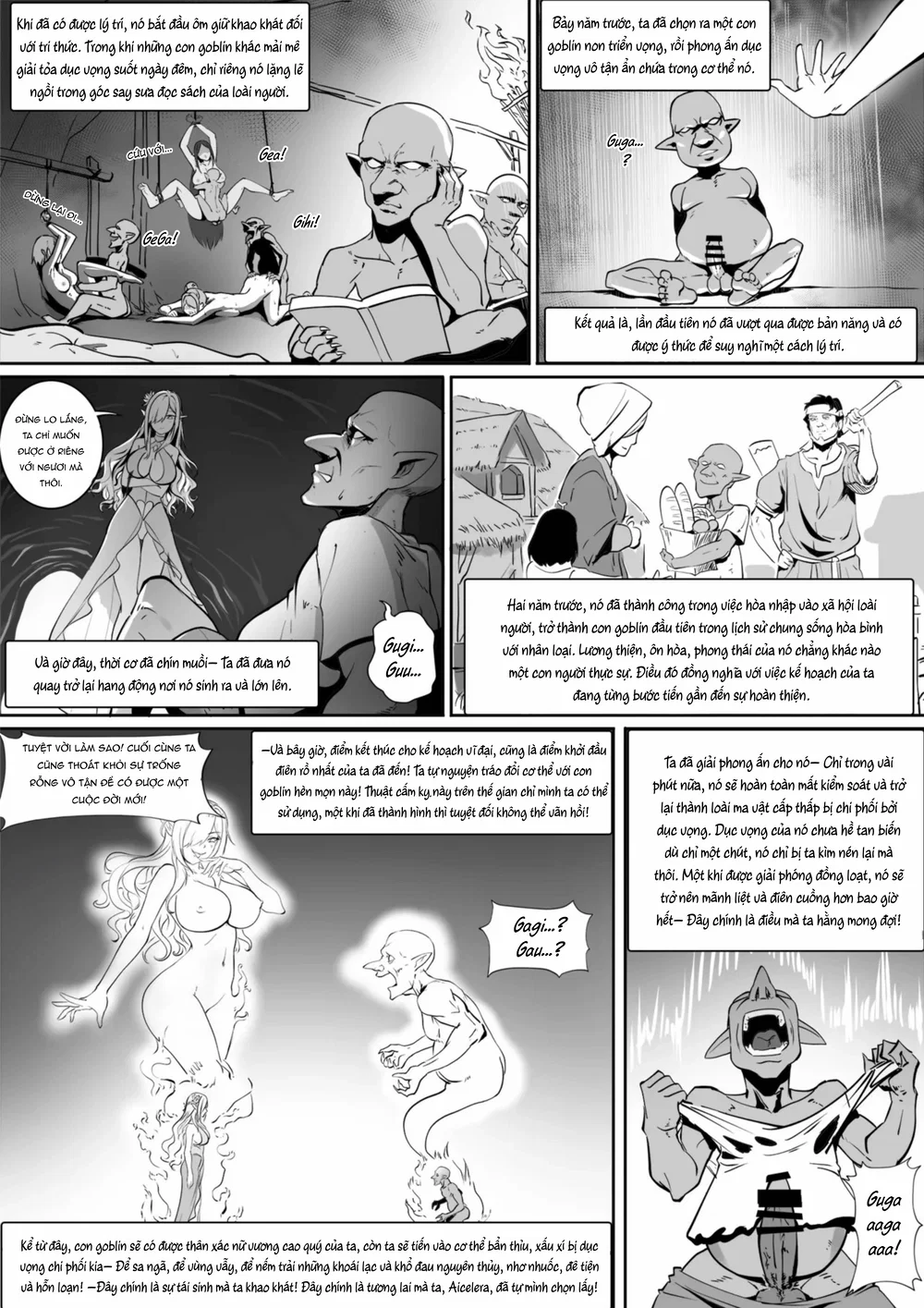 Sự đọa lạc của Nữ vương tộc Elf - Oneshot - 5