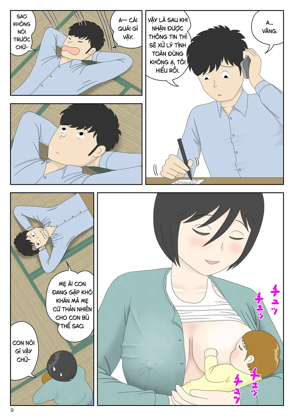 Bị mẹ phát hiện đang rình trộm thủ dâm [Onaneta... - Chap 11 - 9