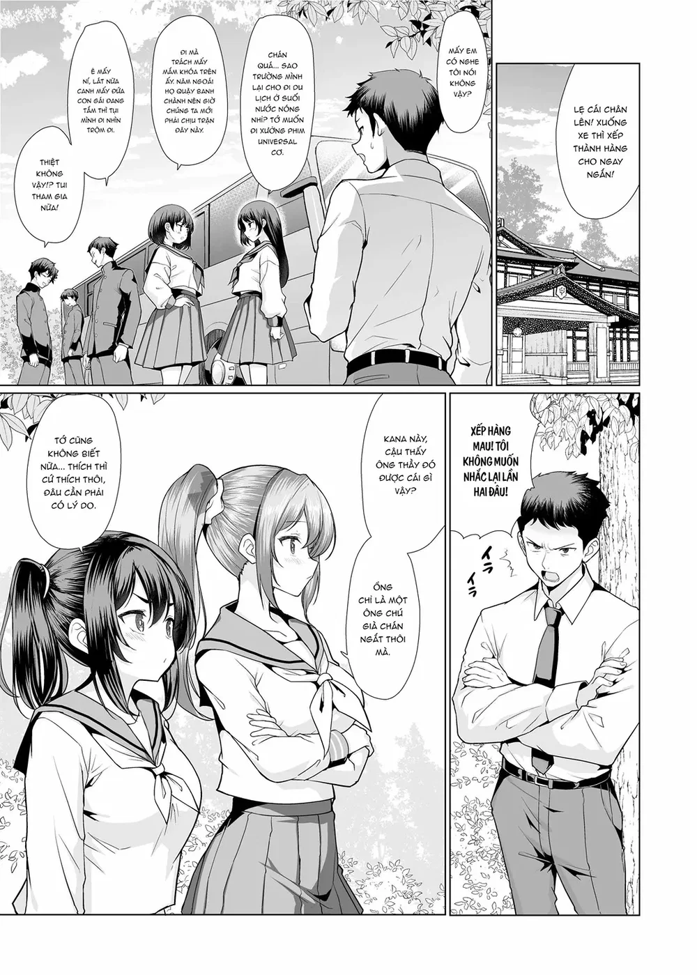 Bị đám nữ sinh “vây hãm” ở suối nước nóng - Chap 1 - 3