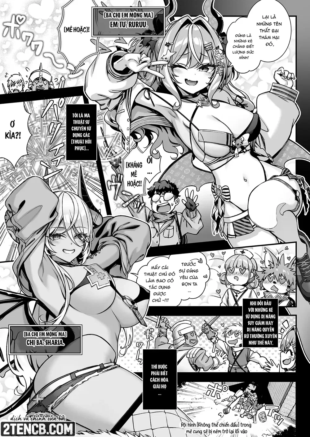 Nữ quỷ Succubus đối đầu với… - Chap 1 - 6 Nữ quỷ Succubus đối đầu với… - Chap 1 - 6
