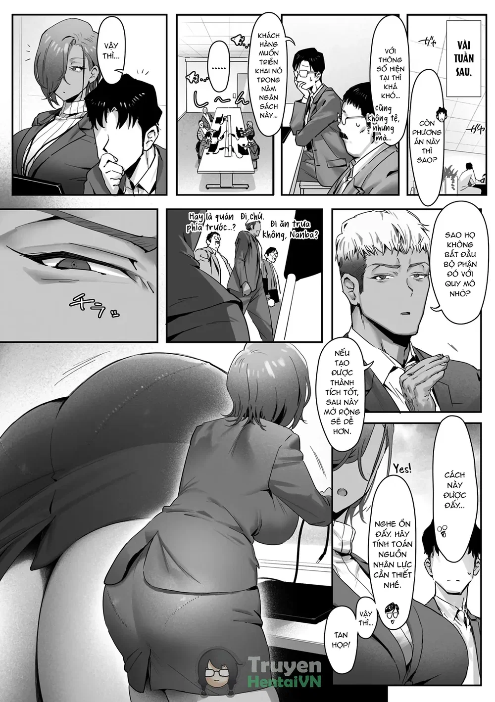 Ngoại tình với sếp nữ tóc vàng nóng bỏng! - Chap 4 - 12