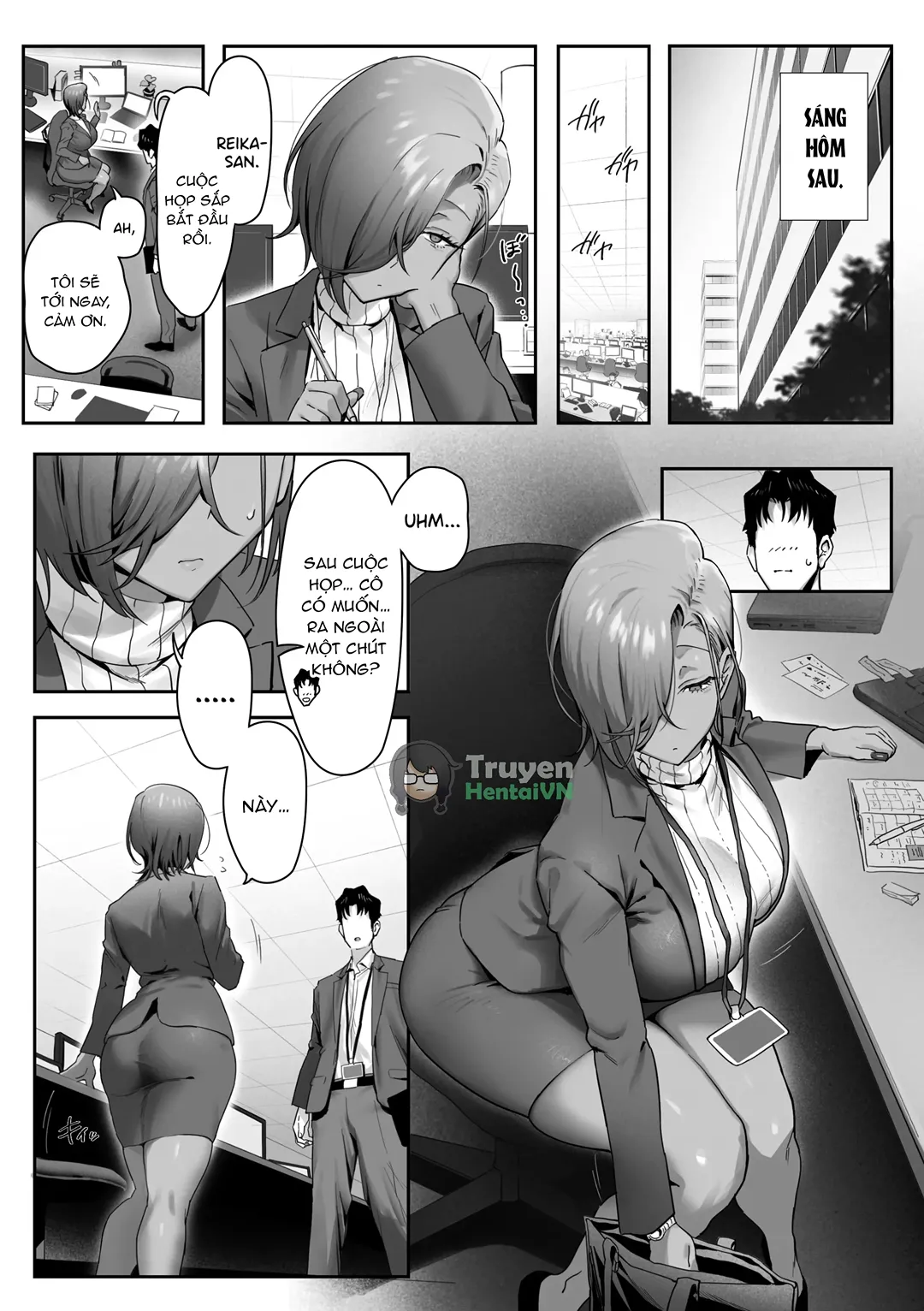 Ngoại tình với sếp nữ tóc vàng nóng bỏng! - Chap 4 - 32