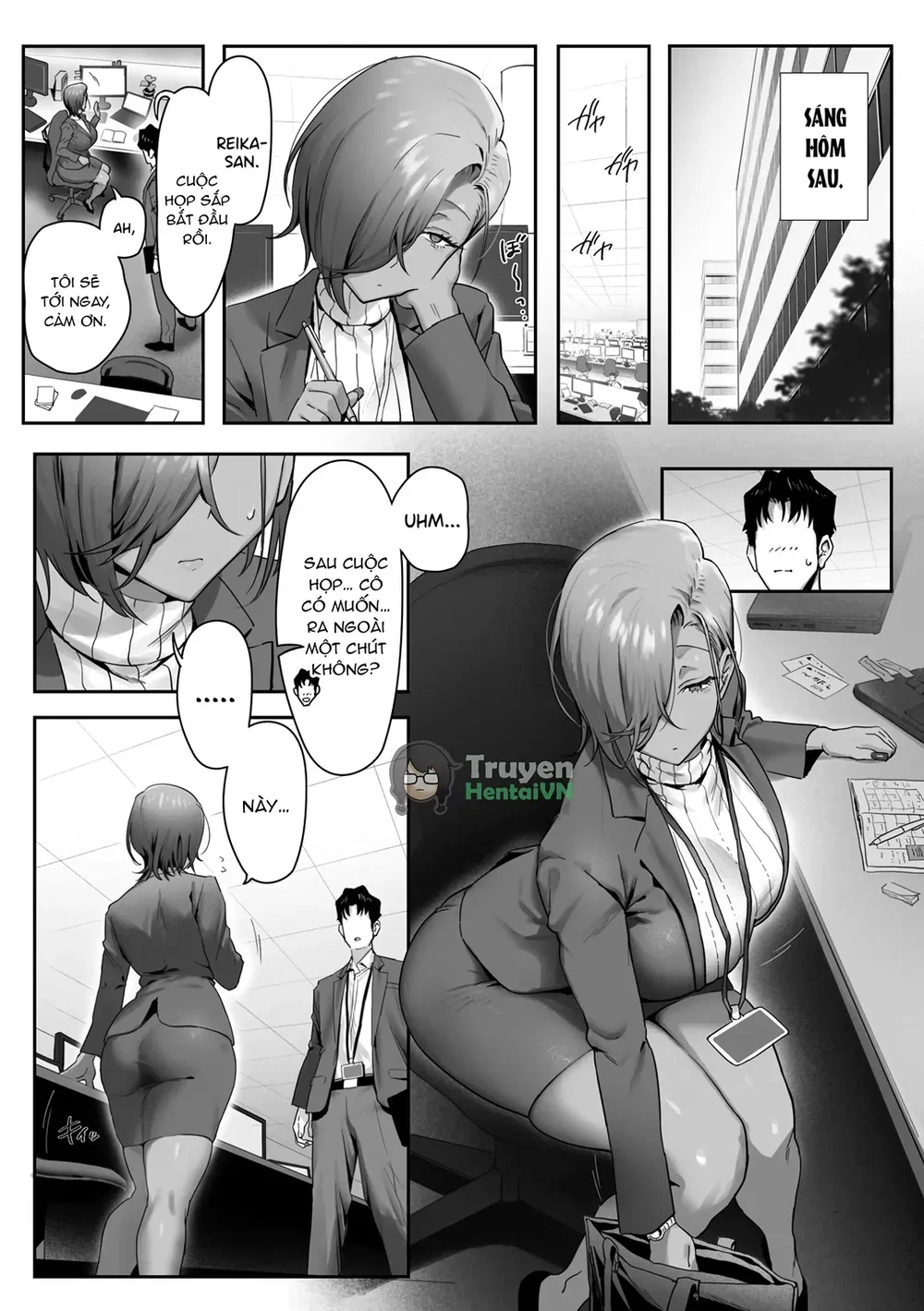 Ngoại tình với sếp nữ tóc vàng nóng bỏng! - Chap 4 - 32
