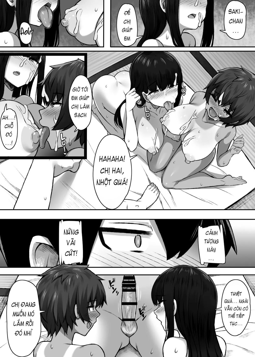 Hai Chị Em Ở Quán Trọ Quá Cởi Mở Trong Việc Làm... - Chap 1 - 35