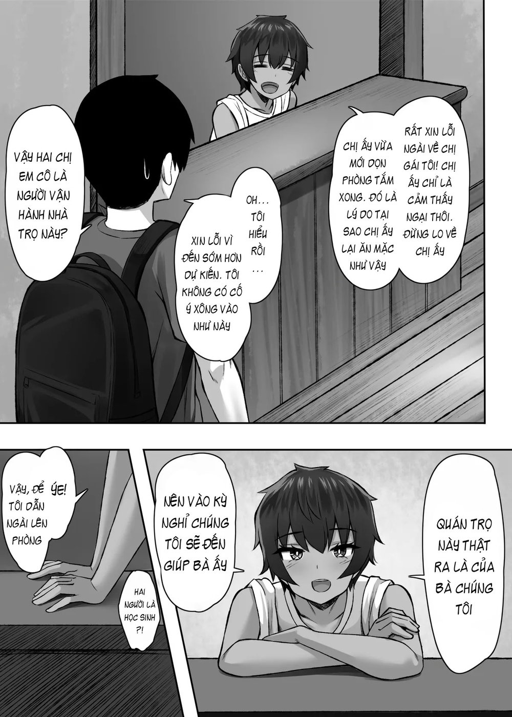 Hai Chị Em Ở Quán Trọ Quá Cởi Mở Trong Việc Làm... - Chap 1 - 5
