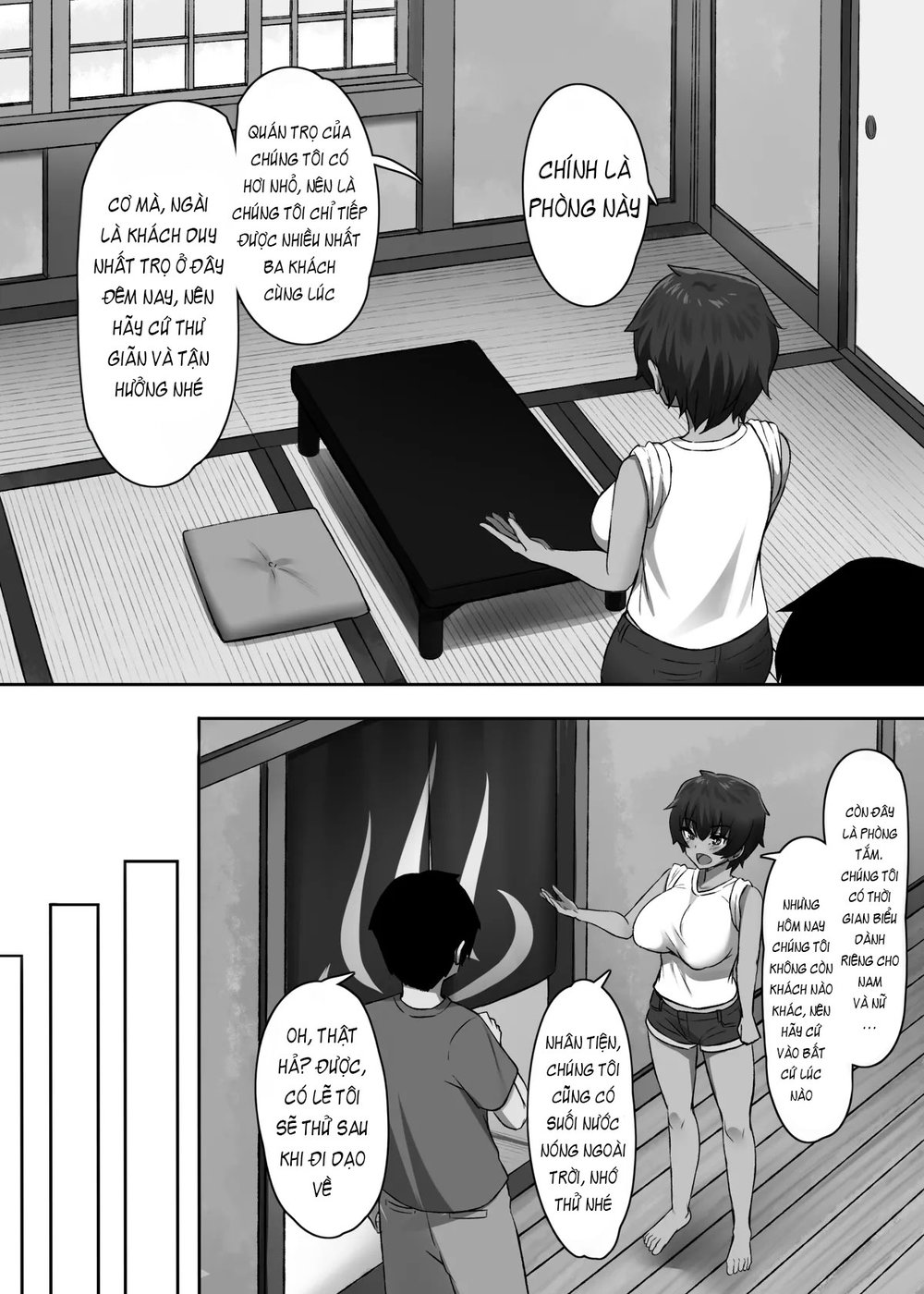 Hai Chị Em Ở Quán Trọ Quá Cởi Mở Trong Việc Làm... - Chap 1 - 8