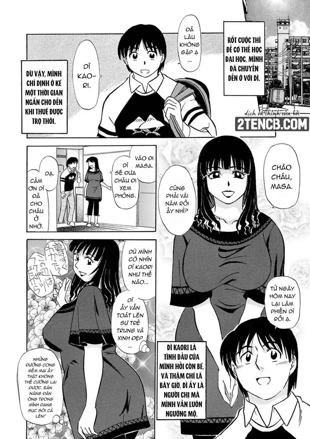 Cơ thể trắng nuột của dì tôi - Chap 1 - 2