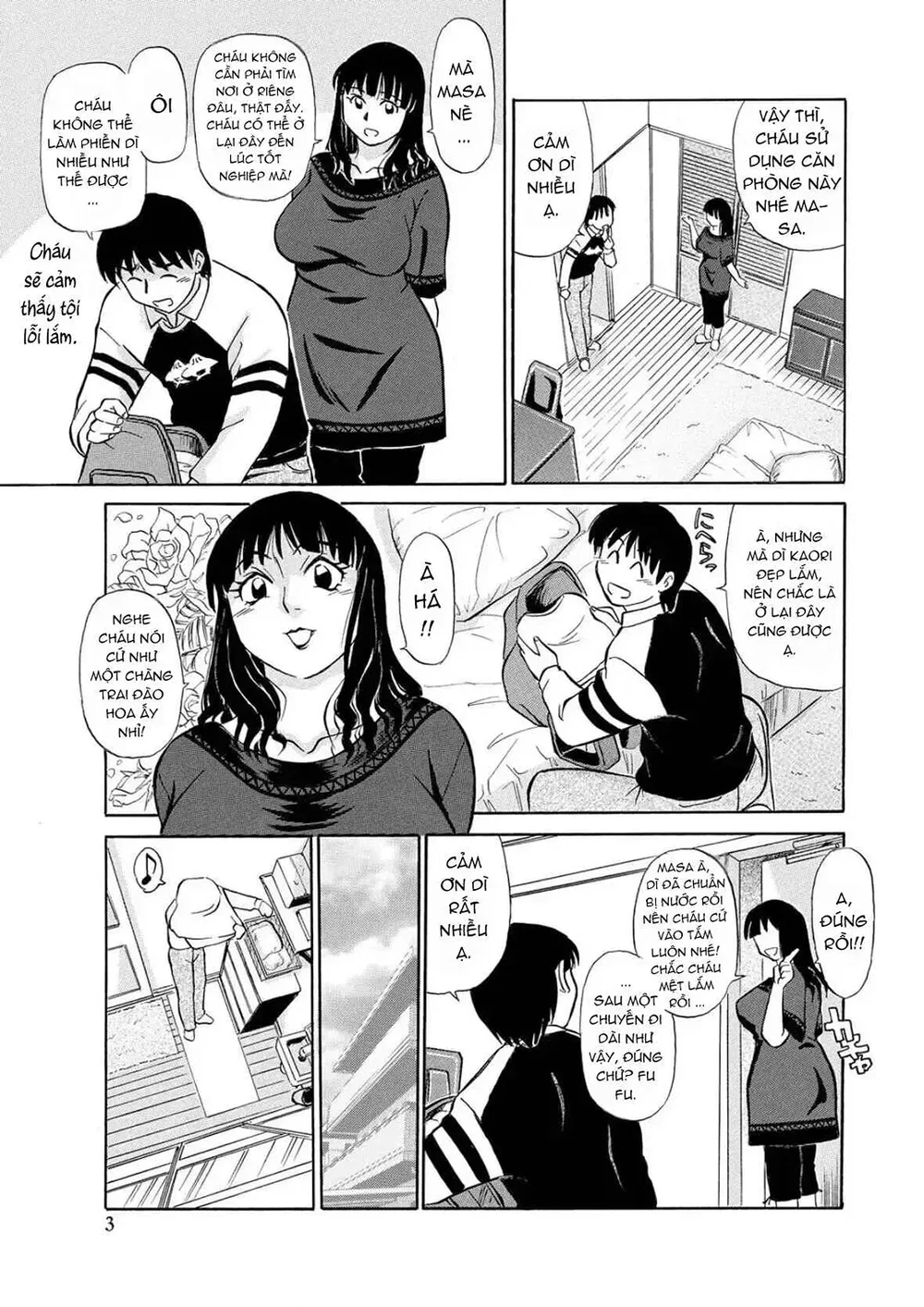 Cơ thể trắng nuột của dì tôi - Chap 1 - 3