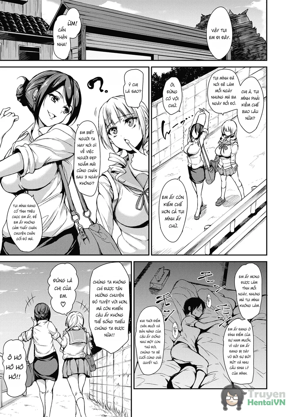 At Home Harem Fudeoro Sisters - Chap 2 - 4