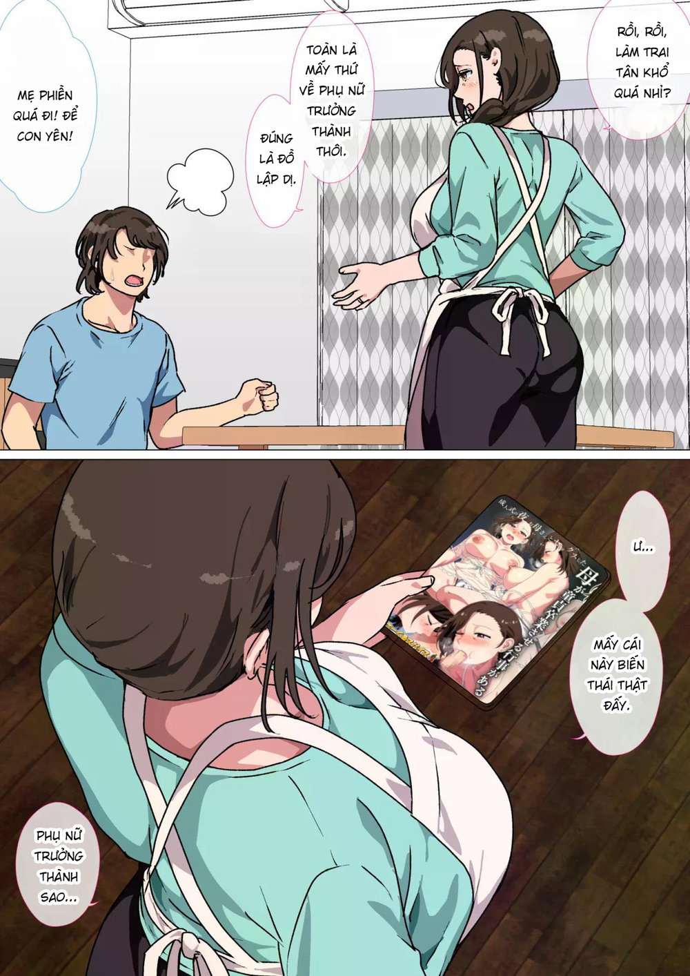 Haha ga Ecchi na Chouhatsu Shite Kita node Gama... - Chap 1 - 3