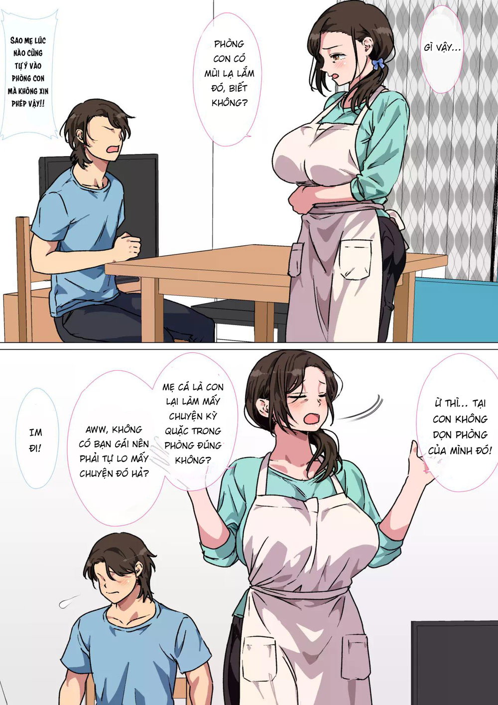 Haha ga Ecchi na Chouhatsu Shite Kita node Gama... - Chap 1 - 8