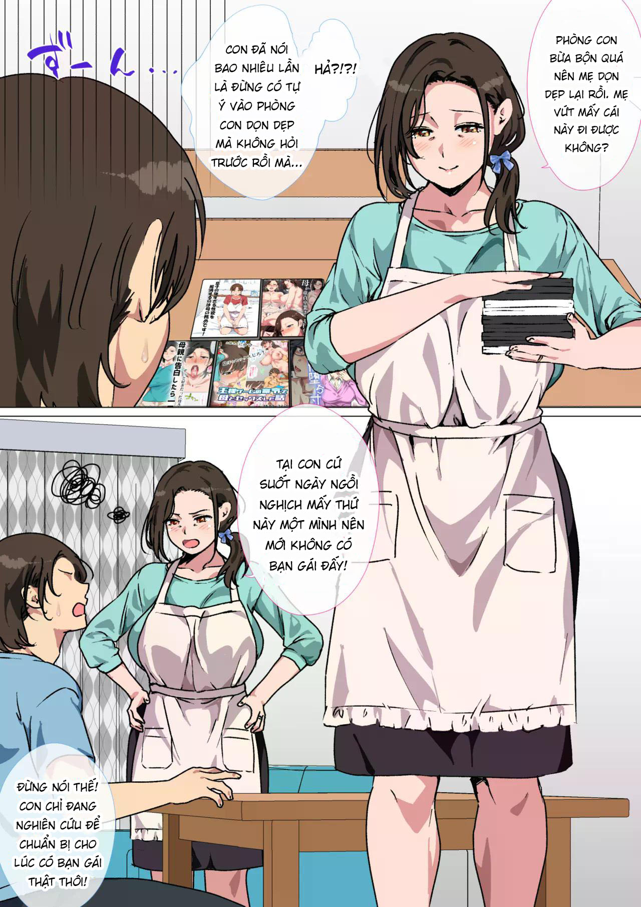 Haha ga Ecchi na Chouhatsu Shite Kita node Gama... - Chap 1 - 9