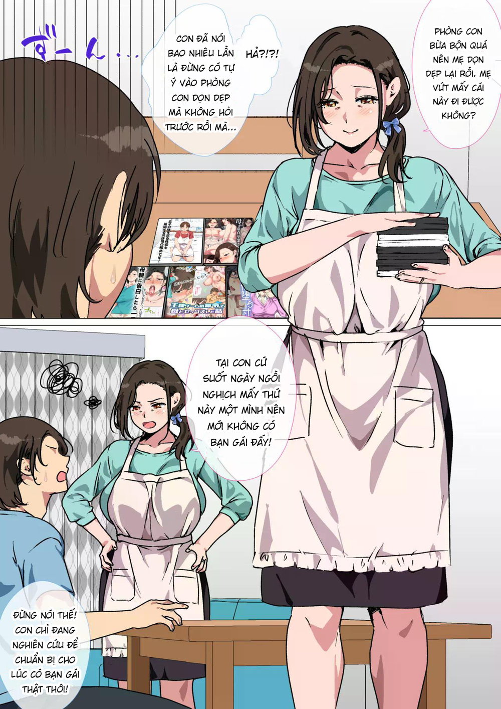 Haha ga Ecchi na Chouhatsu Shite Kita node Gama... - Chap 1 - 9