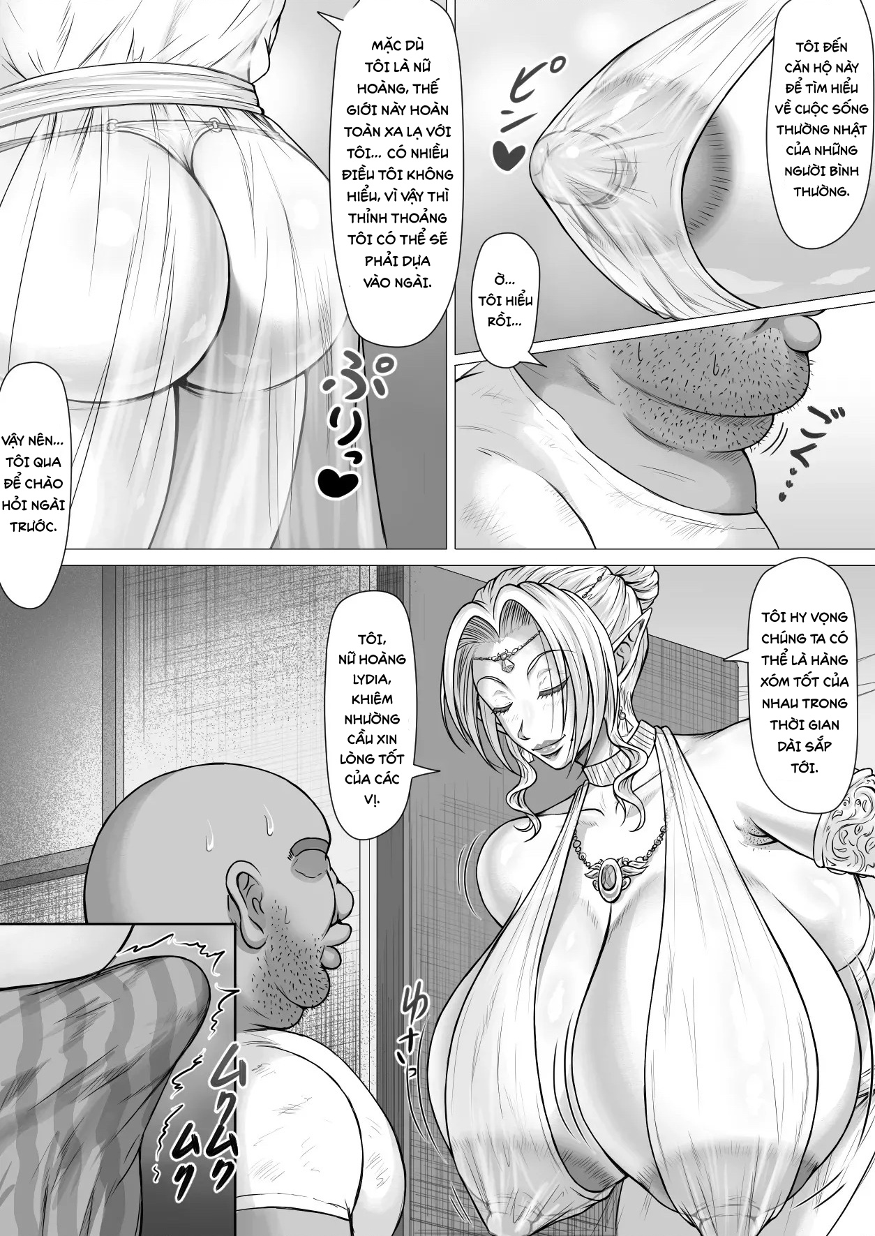 Tonari ni Koshite Kita Muchimuchi Elf no Oba-san - Chap 1 - 7