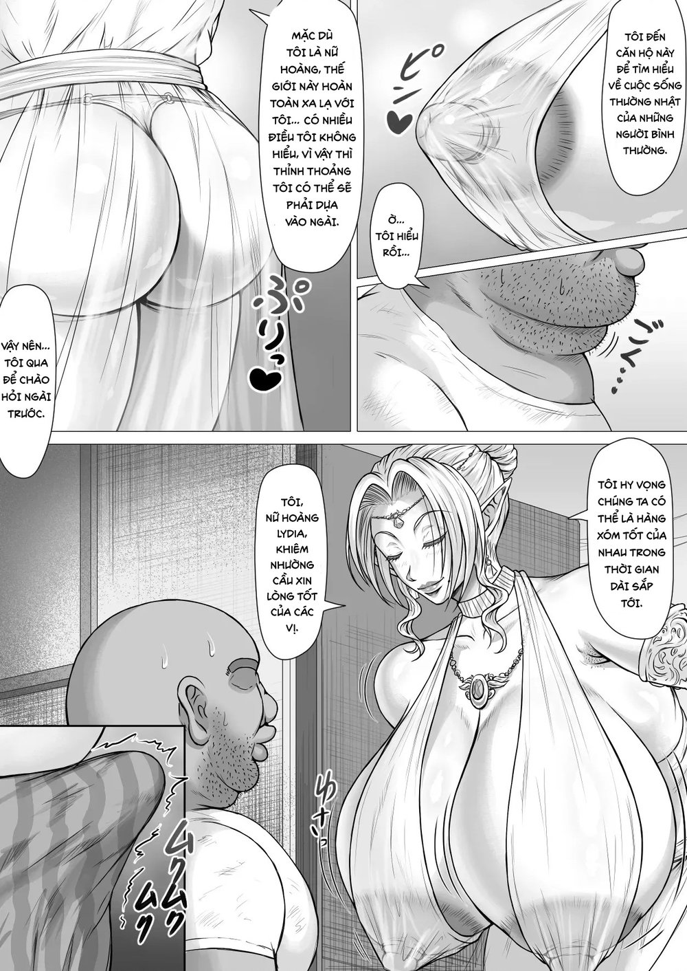 Tonari ni Koshite Kita Muchimuchi Elf no Oba-san - Chap 1 - 7