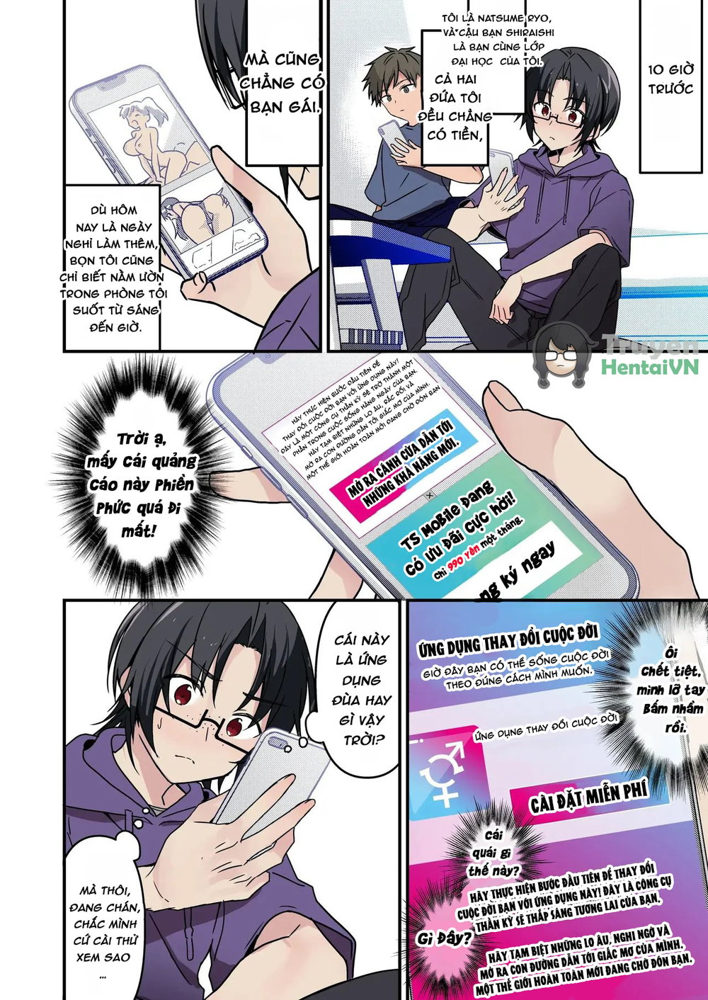 Jinsei Kaihen Appli de Barairo no Hibi? ~Jibun ... - Chap 1 - 5