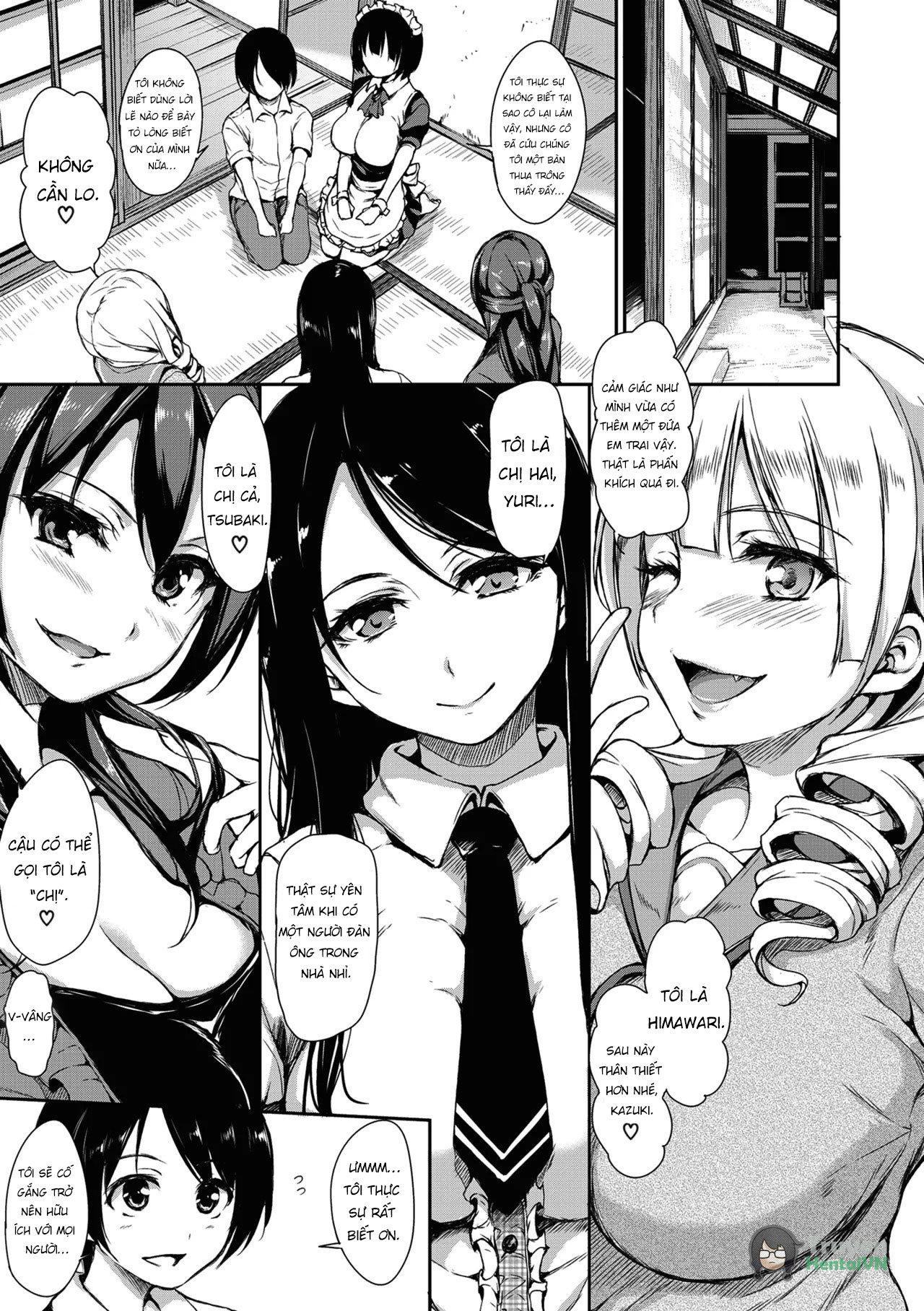 At Home Harem Fudeoro Sisters - Chap 1 - 15