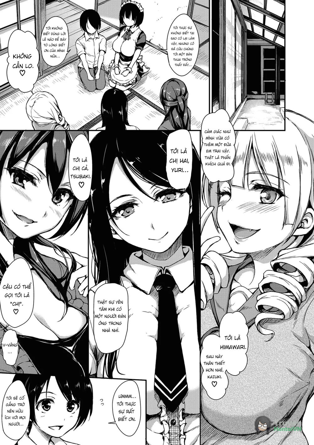 At Home Harem Fudeoro Sisters - Chap 1 - 15