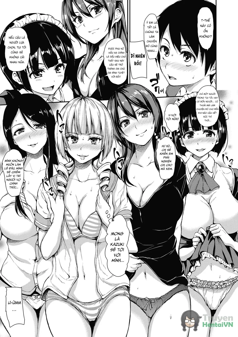 At Home Harem Fudeoro Sisters - Chap 3 - 6