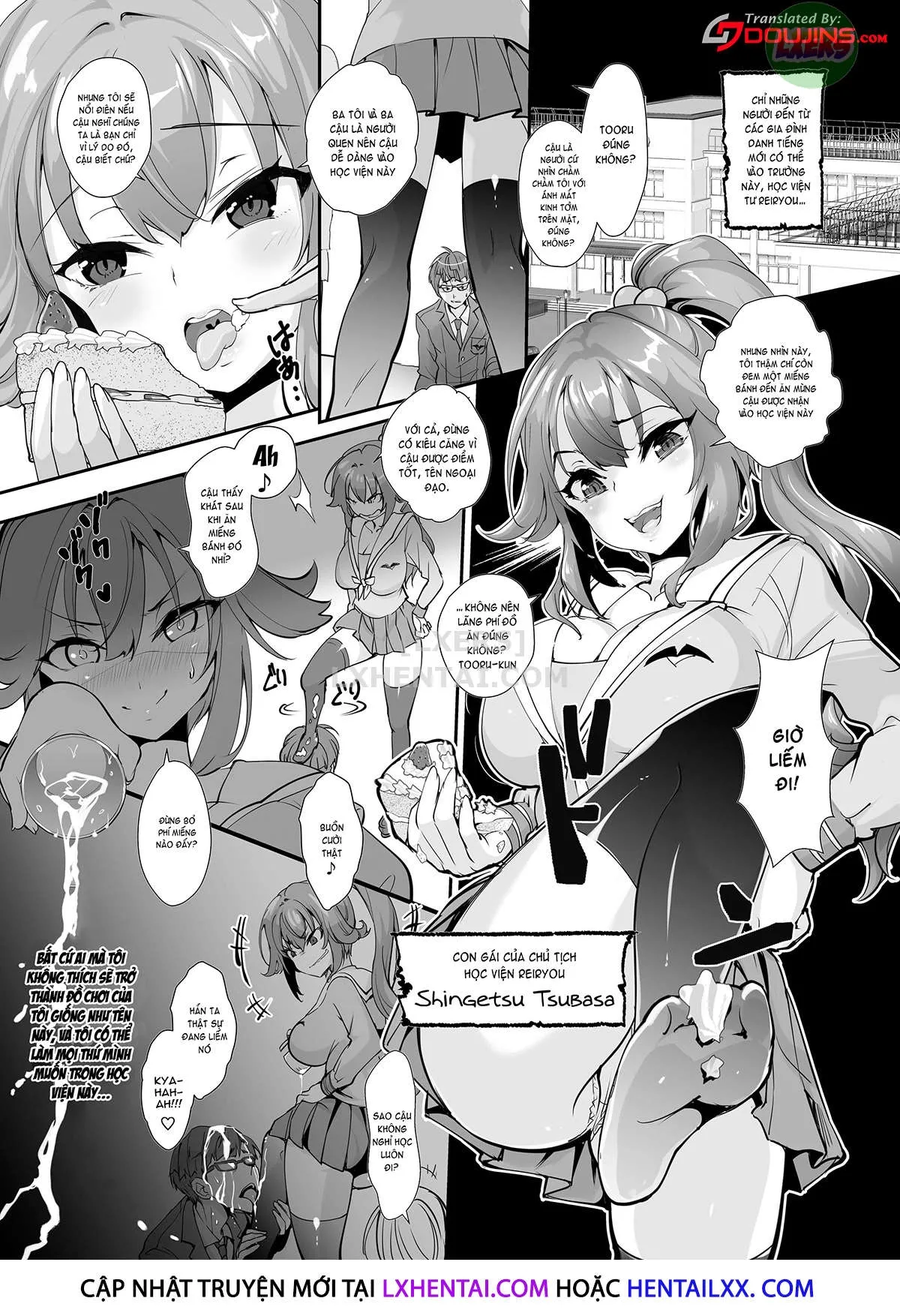 Fukushuu!! Tenraku Gakuen no Nikubin Hime!! [Re... - Chap 1 - 6