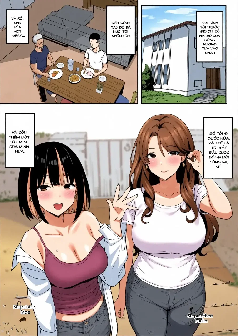Cả chị và Mẹ Mới Đều Mê Mẩn Lấy Con Cặc Của Tôi - Chap 1 : Chị Moe - 2