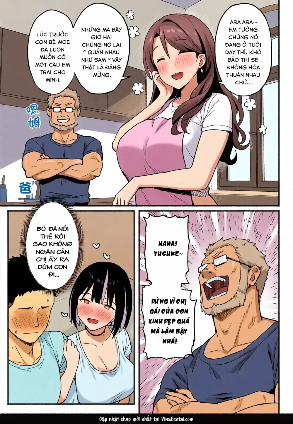 Cả chị và Mẹ Mới Đều Mê Mẩn Lấy Con Cặc Của Tôi - Chap 1 : Chị Moe - 4