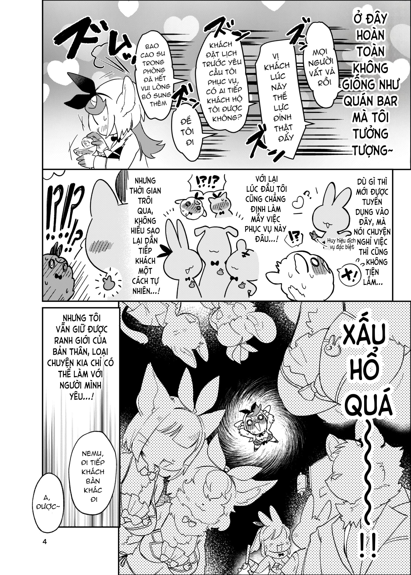 Chào mừng quý khách đến với quán bar Thỏ Bay Bổng - Chap 1 - 4
