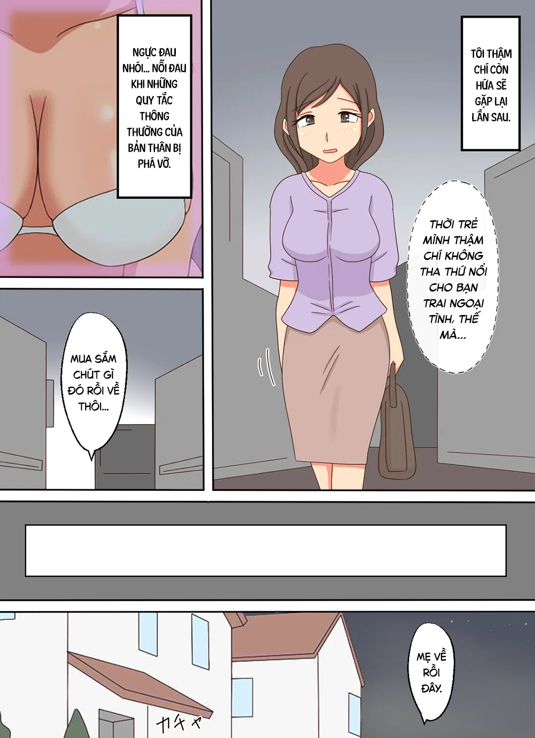 Sau khi xem sex mẹ con, cô ấy cũng muốn làm với... - Chap 1 - 13