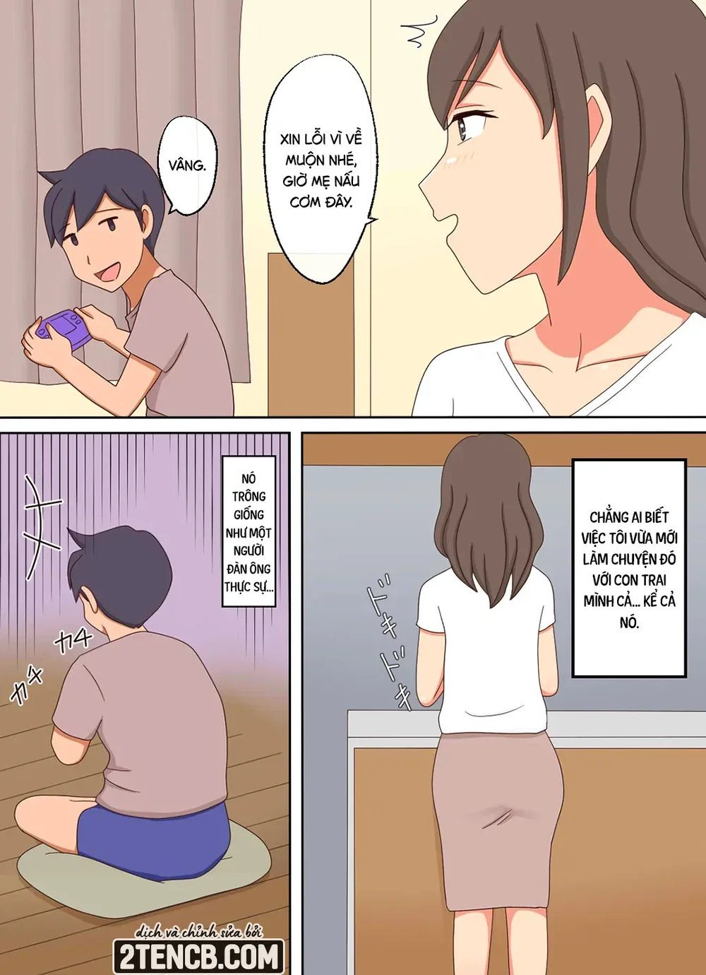Sau khi xem sex mẹ con, cô ấy cũng muốn làm với... - Chap 1 - 14