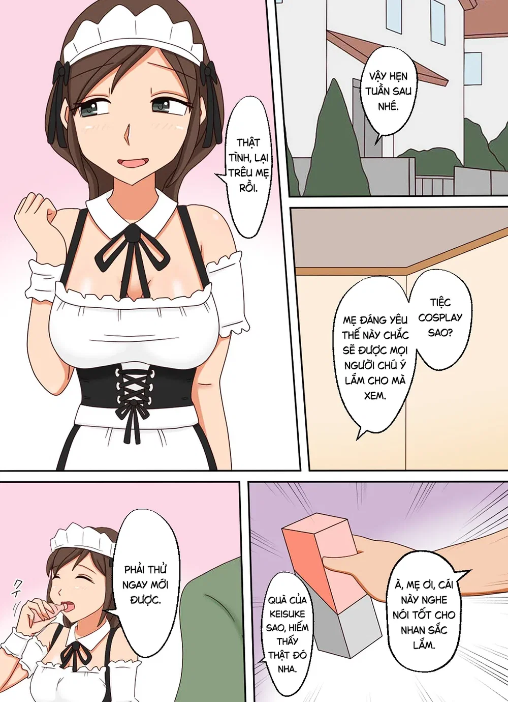 Sau khi xem sex mẹ con, cô ấy cũng muốn làm với... - Chap 1 - 25