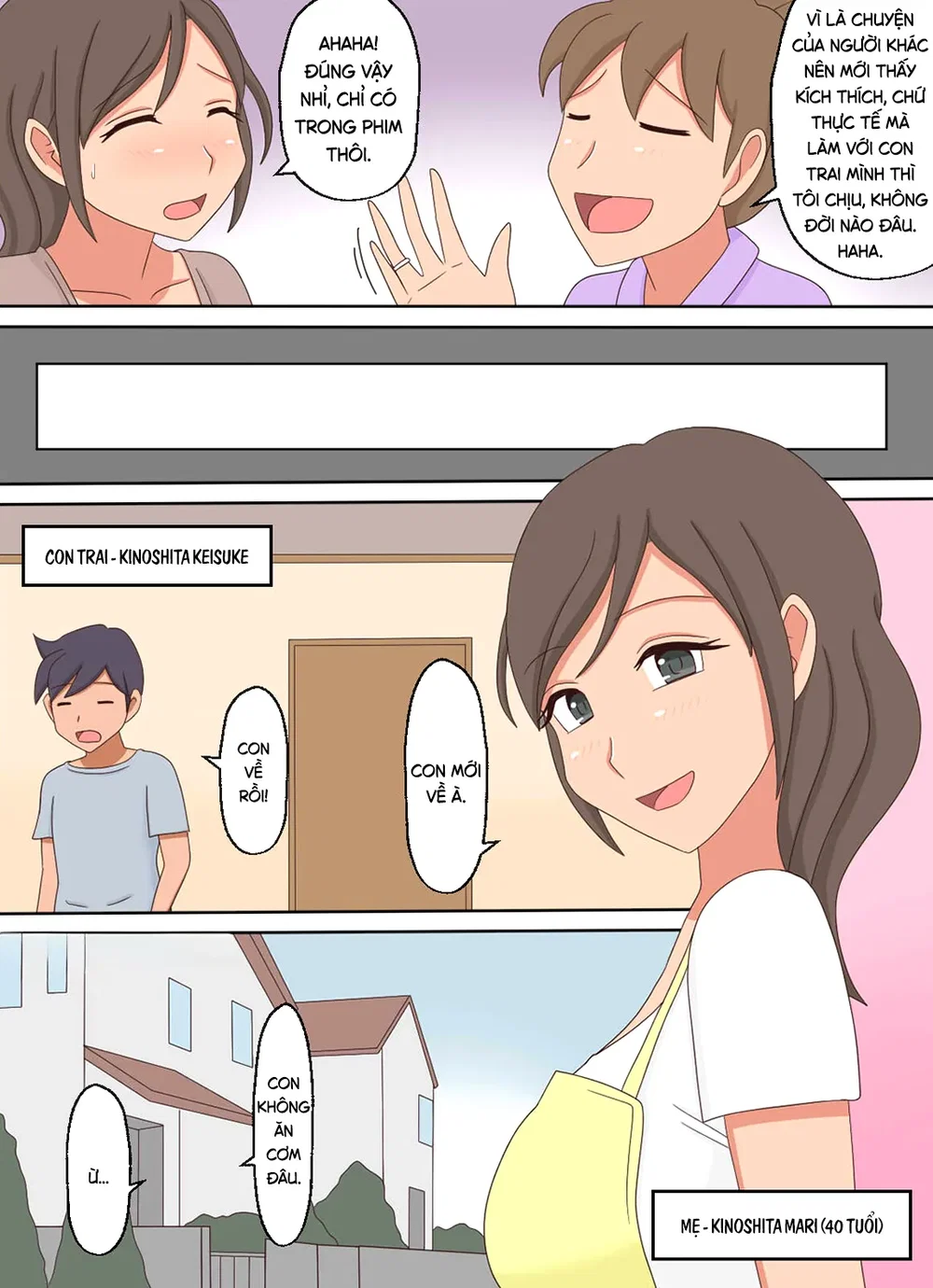 Sau khi xem sex mẹ con, cô ấy cũng muốn làm với... - Chap 1 - 3