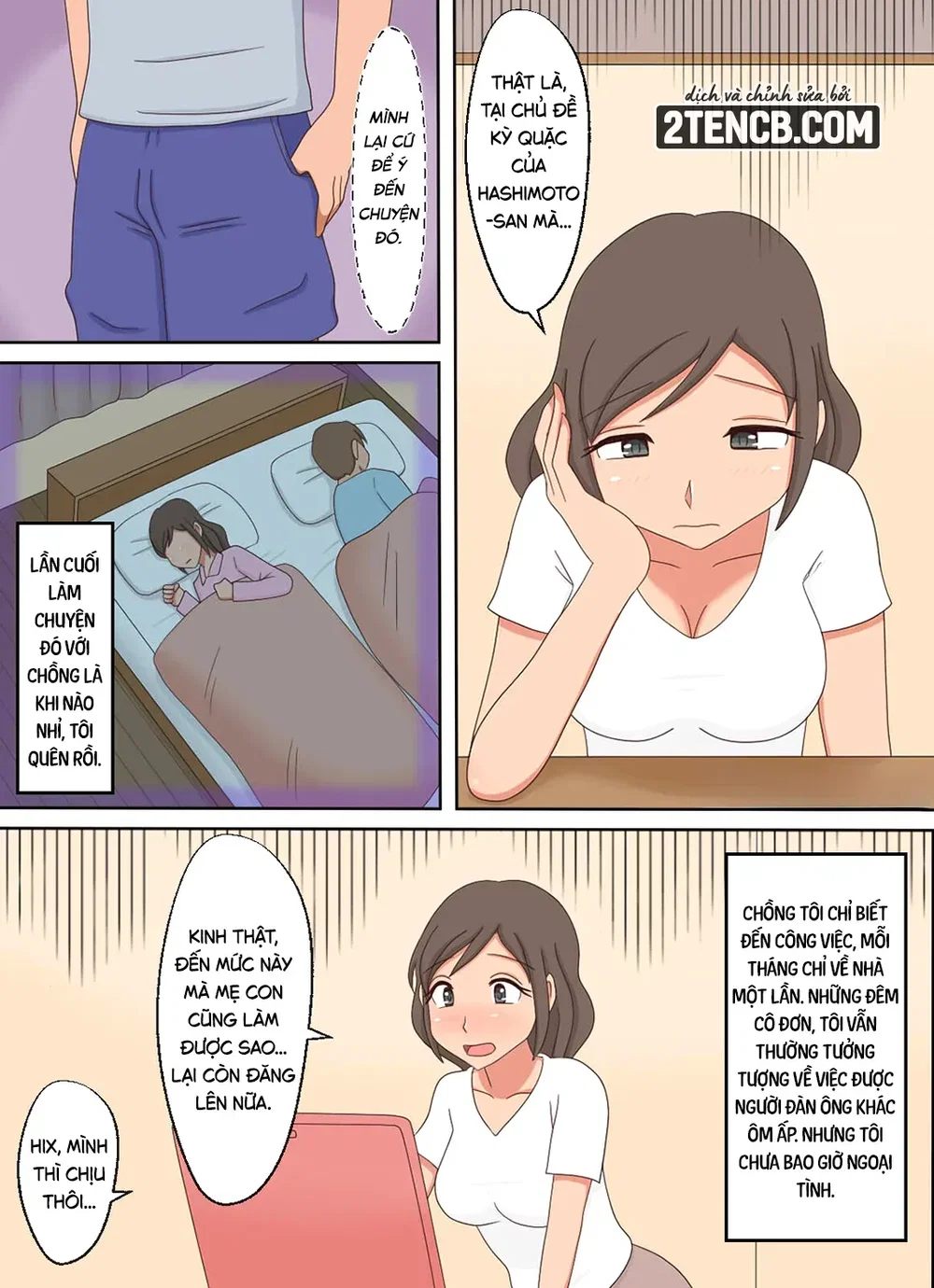 Sau khi xem sex mẹ con, cô ấy cũng muốn làm với... - Chap 1 - 4