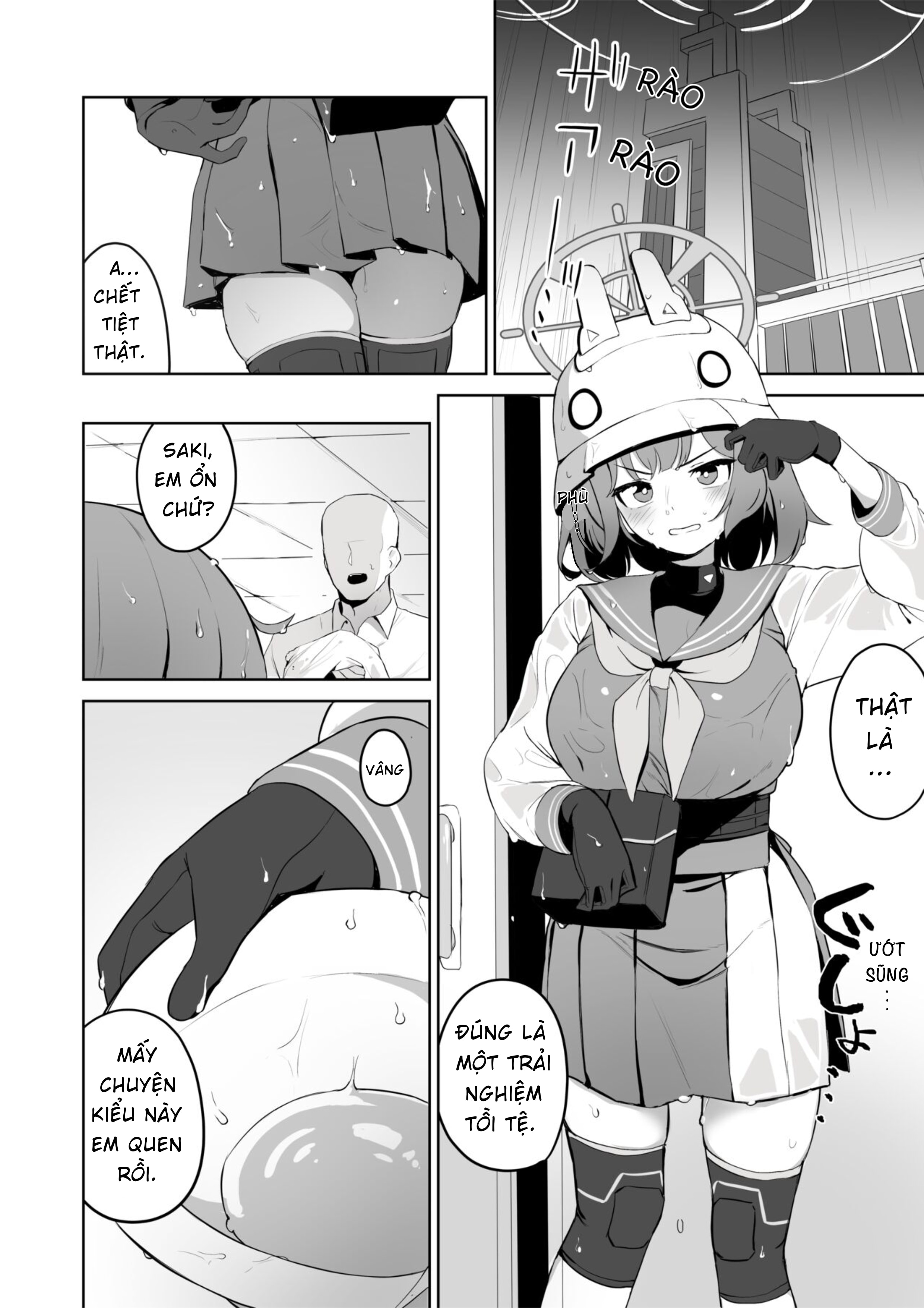 SAKI VỚI VẺ NGOÀI TRONG SUỐT [Blue Archive] - Chap 1 - 4