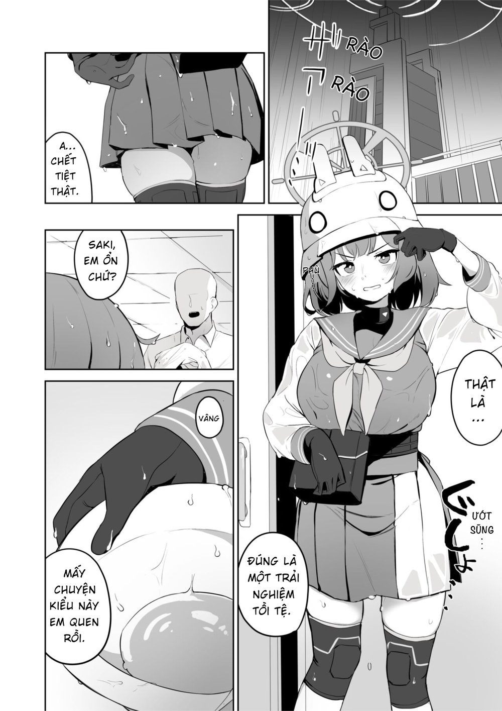 SAKI VỚI VẺ NGOÀI TRONG SUỐT [Blue Archive] - Chap 1 - 4