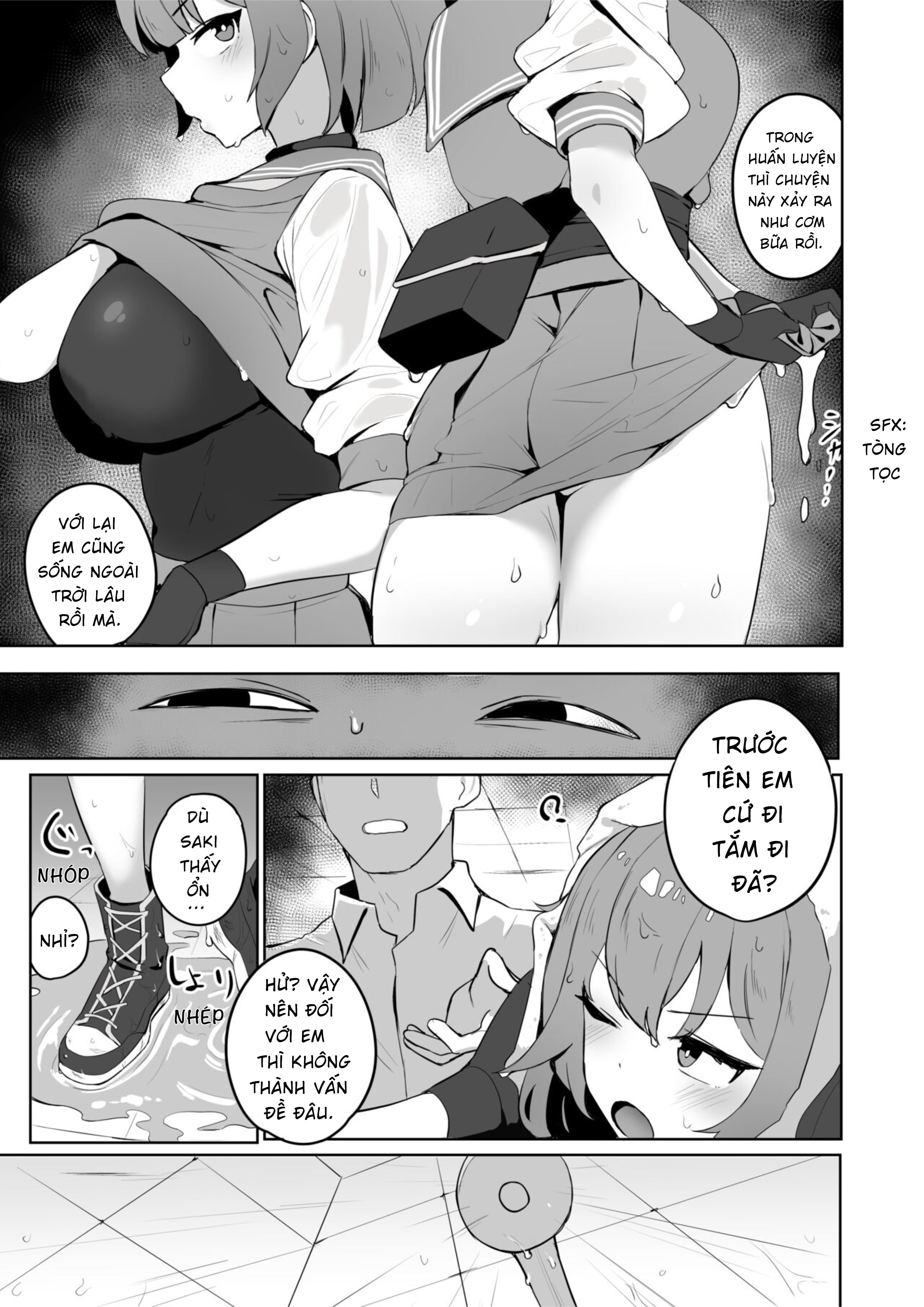 SAKI VỚI VẺ NGOÀI TRONG SUỐT [Blue Archive] - Chap 1 - 5
