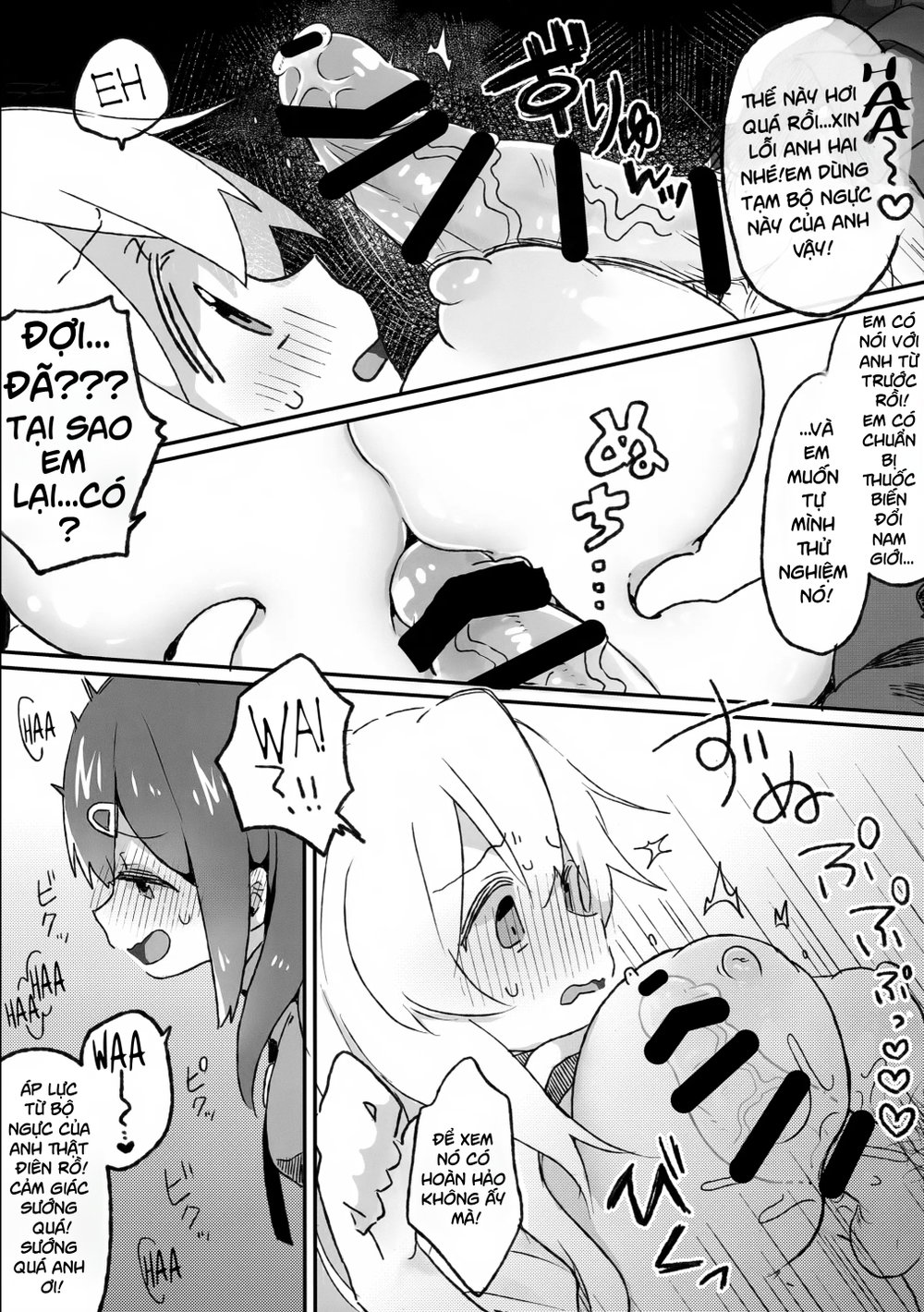 (Puniket 51) [Doanobu (Satotuki Tiyo)] Oppai ga... - Oneshot Bb Futa - 10