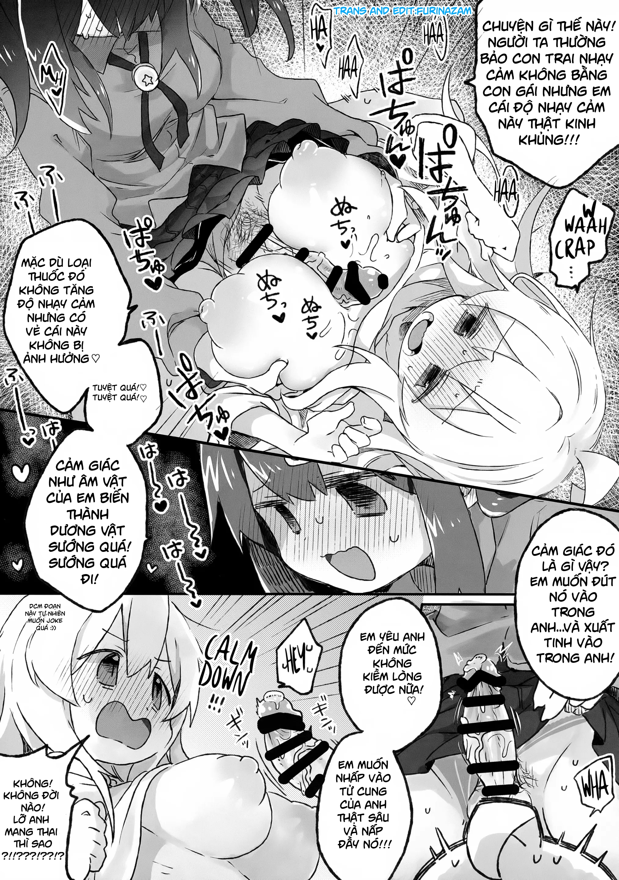 (Puniket 51) [Doanobu (Satotuki Tiyo)] Oppai ga... - Oneshot Bb Futa - 11
