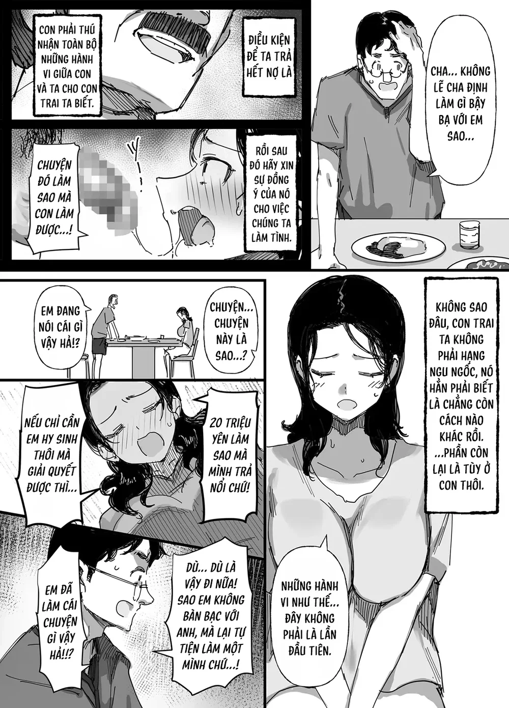 Vợ bán thân cho cha chồng - Chap 1 - 34
