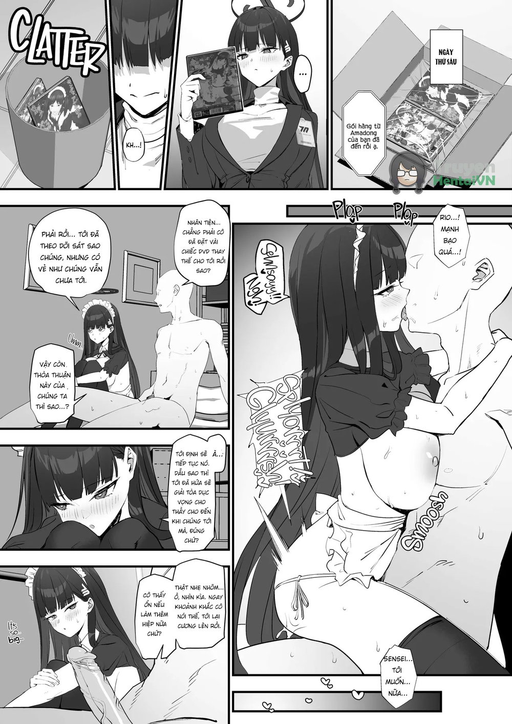 Tsukatsuki Rio no Maid Seikatsu (Blue Archive) - Chap 1 - 24