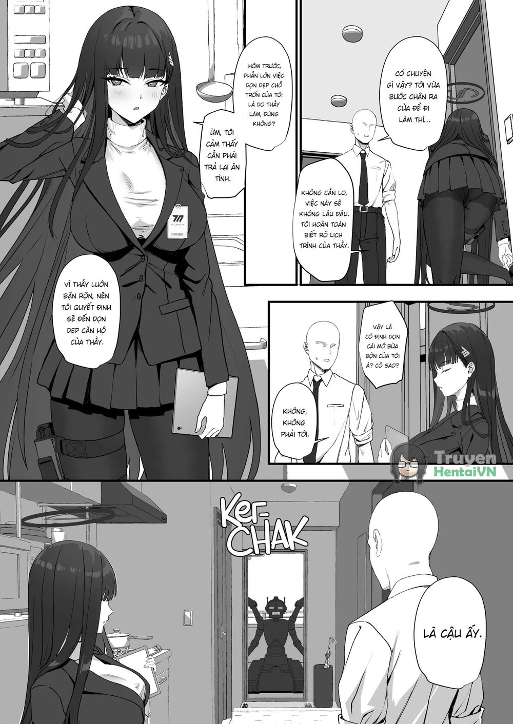 Tsukatsuki Rio no Maid Seikatsu (Blue Archive) - Chap 1 - 5
